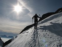 Salita, per tempo e ben attrezzati, in vetta al Pizzo Tre Signori dalla Val d'Inferno con varianti il 14 marzo 09 - FOTOGALLERY