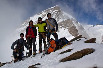 Ritorno sui 4000 - Punta Giordani 4046 m da Alagna Valsesia il 30 luglio 2011 - FOTOGALLERY
