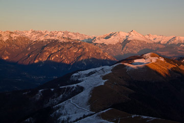 Tramonto di Natale in RESEGONE il 25 dicembre 2011 - FOTOGALLERY