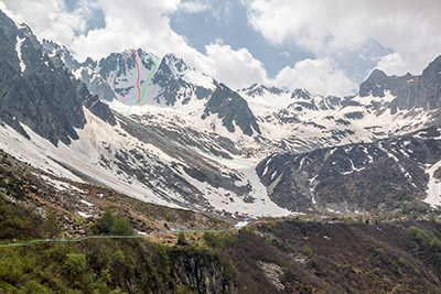 Sabato 15 giugno 2013 – Monte Salimmo canale Faustinelli variante Sinistra - FOTOGALLERY