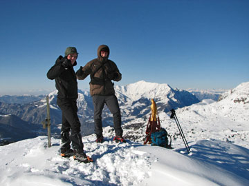 Salita al Monte Sodadura in una splendida gelida giornata il 20 dicembre 2009  - FOTOGALLERY