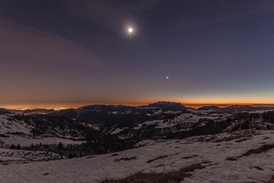 Sabato 7 dicembre 2013 – Monte Sodadura: Il rosso tramonto di Sant’Ambrogio - FOTOGALLERY