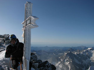 Strahlhorn (4190 m) altro quattromila nelle Alpi Svizzere il 25-26 luglio 2009  - FOTOGALLERY