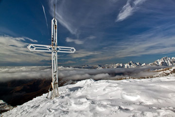 Salita dalla Valle del Tino a MONTI TORNELLO E TORNONE il 10 dicembre 2011 - FOTOGALLERY