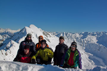 Invernale da Valleve all'Arete e al Valegino con ciaspole prima, ramponi e piccozza poi, sabato 16 gennaio 2010 - FOTOGALLERY