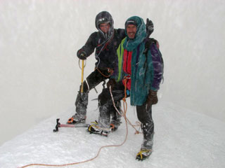 Sui 4027 del Weissmeiss nelle Alpi Svizzere il 20-21 luglio 2009 - FOTOGALLERY