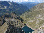 Dalla vetta dell'Aga...il Lago del Diavolo e la valle del m.te Sassoa -  foto Marco Caccia 1 sett 07