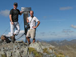 Marco e Matteo in vetta all'Aga -  foto Marco Caccia 1 sett 07