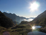 Dal Lago del Diavolo sopra Rif. Longo o...immagine da altro pianeta con due soli? - foto Marco Caccia