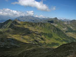 Da Cima Lemma vista verso Il Pizzo tre Signori e il Fioraro - foto Marco Caccia 4 agosto 07