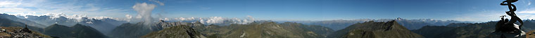 Panoramica a 360° da Cima Cadelle sulle Alpi Orobie e Retiche circostanti