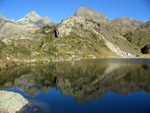 I Diavoli e il Grabiasca si specchiano nel Lago Rotondo - foto Marco Caccia