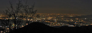 Distesa di luci da Alm? verso Milano