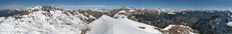 Panoramica dalla cima di Piazzo - Marco Caccia 22 marzo 08