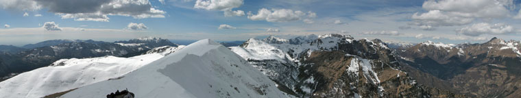 Panoramica dal Baciamorti -  foto Marco Caccia 22  marzo 08