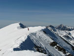 In cresta dal Baciamorti verso l'Aralalta - foto Marco Caccia