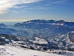 Dallo Zuc e Valbona (Cucco) la Valle Imagna e la pianura - foto Marco Caccia