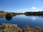 Dal lago di Ponteranica verso l'orizzonte orobico - foto Marco Caccia