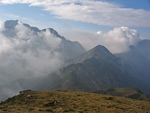 Nuvole verso l'Arera e il Menna - foto Marco Caccia