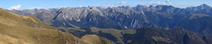 Dal monte Avaro panoramica sulle Alpi Orobie circostanti - foto Marco Caccia