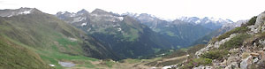 Panoramica dalla Forcella Rossa sulle Orobie - foto Marco Caccia