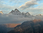 Alba sul versante seriano del Pizzo Diavolo di Tenda - foto Marco Caccia 28 ott 07