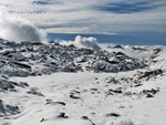 Sulla neve sopra le nebbie verso il Pizzo Tre Confini - foto Marco Caccia 28 ott 07