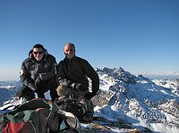 Dai Piani dell'Avaro salita al Ponteranica innevato il 16 dicembre 2007 - FOTOGALLERY