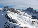 Dal Benfit sguardo verso il monte Ferrante e la Presolana - foto Marco Caccia
