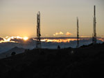 Tramonto alle antenne di Valcava - foto Marco Caccia 4 luglio 07