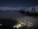 Foppolo in primo piano, i monti di San Simone sullo sfondo  - foto Marco Caccia 27 nov. 07 