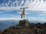 Vetta p.zo Zerna con il p.zo Bernina - foto Marco Caccia  15 sett 07