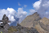 Da cima Pizzo Tre  Confini vista sul Pizzo Recastello - foto Marco Mandola