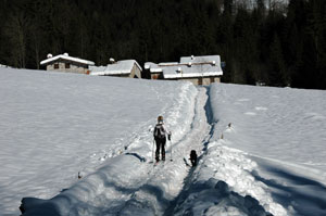 Tanta neve alle Stalle del Moschel nella Valzurio - foto Marco