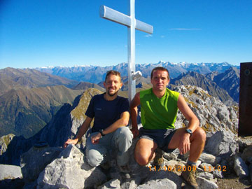 Bellissima salita da Schilpario al Pizzo Camino e al Passo di Corna Busa l'11 ottobre 2009 - FOTOGALLERY
