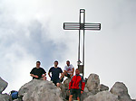 Massimo e amici in vetta alla Presolana - foto da Massimo Rota