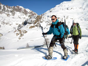 Salita con ciaspole all'invernale del Rif. Laghi Gemelli da Carona (26-27 dic 08) - FOTOGALLERY