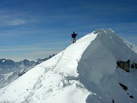 In vetta al Monte Madonnino innevato (15 marzo 08) - FOTOGALLERY