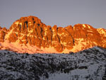 Tramonto sul Pizzo del Becco - foto Mauro Gritti