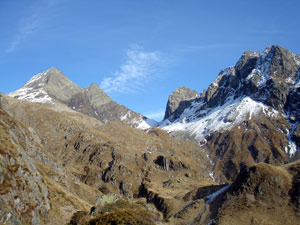 Pizzo del Diavolo di Tenda, Passo di Valsecca, Poris e Grabiasca - foto Michele Capelli 18 nov. 07