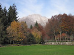 I colori dell'autunno ad Oltre il Colle con vista in Arera - foto Sergio Carnovali