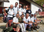 Amici villeggianti di Zambla Alta in escursione al Rifugio Longo - foto Lorenzo Cortinovis