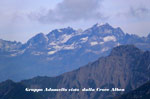 Il gruppo dell'Adamello da Croce Alben - foto Gabriele Pessarelli estate 07