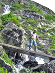 Il sentiero su cascate e ponticelli - foto Augusta estate 07