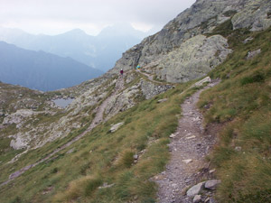 Sul sentiero per il Rif. Tagliaferri - 28 agosto 08