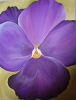 Viola - Dipinto di Rita Gherardi