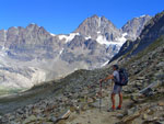 La parte più imponente del Bernina - foto Sergio Salvetti 1 agosto 07