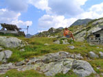 Sosta al lago alto di Porcile - foto Sergio Salvetti 8 luglio 07