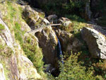 Passaggio sopra una cascata - foto Sergio Salvetti 13 sett 07