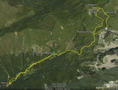 Tracciato percorso GPS-Campione